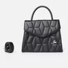 Bolsa Encanto Bordada Tiracolo Preta