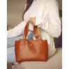 Bolsa Equilíbrio Transversal e de Mão Caramelo
