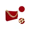 Bolsa Corrente Grossa Vermelha