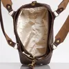 Kit Bolsa Equilíbrio + Carteira Envelope Marrom