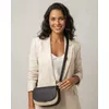 Bolsa Transversal Olivia - Preta / Branco