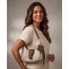 Bolsa Bolsa Meia-Lua Transversal Melissa - Cream