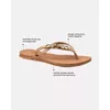 Chinelo Hibisco - Taupe