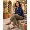 Chinelo Flat Íris - Nogueira