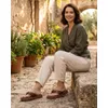 Chinelo Flat Lavanda - Nogueira