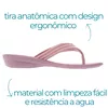 Chinelo Flat Orquídea - Rosa Mac