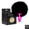 Plug de Metal PomPom Escuro Hard (HA115-ST607) - Rosa