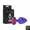 Plug de Metal P Com Pedra Variadas Hard (HA118-ST216) - Lilás
