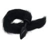 Plug de Plástico G Less Preto Com Cauda (HA170P) - Preto