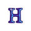 Letras Para Personalização Lilás (HA180L). - H