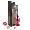 Plug de Metal P Personalittè Com Duas Pedras - (HA185) - Vermelho