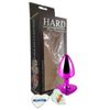 Plug Metálico Personalité Coração Com Duas Pedras - (HA189) - Lilás