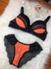 *Conjunto Neon Luxo (OD008) - Laranja