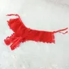 Calcinha Com Abertura e Saia 50 Tons (TO007) - Vermelho