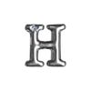 Letras Para Personalização Cromada (HA180C). - H