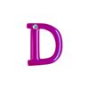 Letras Para Personalização Rosa (HA180R) - D
