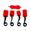 *Kit Bondage 4 Amarras Sexy Fantasy (SF908-SF909) - Vermelho