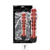 Vibrador Com Capa e Cerdas SI (5086-ST337) - Vermelho