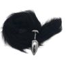 Plug de Plástico G Less Cromado Com Cauda (HA170C) - Preto