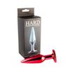 Plug de Metal Slim Com Pedras Variadas (HA172) - Vermelho
