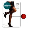 Meia 7/8 Com Renda e Silicone Selene (ST253) - Vermelho