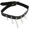Coleira Com Corrente Brasil Fetiche (CC54-ST527-CCR) - Preto