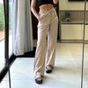 Calça Pantalona Eva Euro Capuccino