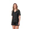 Pijama Homewear Short e Camisa Preto