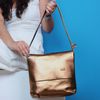 Bolsa de Couro - LOTUS - Bronze