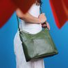 Bolsa de Couro - PARAÍSO - Verde Cacto