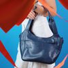 Bolsa de Couro - SONHAR - Azul Anil