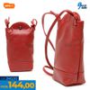 Bolsa de Couro - VIAGEM - Vermelha