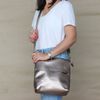 Bolsa de Couro - LOTUS - Champagne