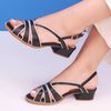 Sandália - ELEVAR - Preta e Off White - 965.17
