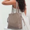 Bolsa de Couro - AURA - Amêndoa