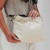 Bolsa de Couro Legítimo Off White - HARMONIA GRANDE