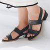 Sandália - MORADA - Preta - 965.52