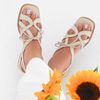 Sandália Rasteira - CANTAR - Off White - 914.41