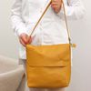 Bolsa de Couro - LOTUS - Mostarda