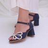 Sandália - BORBOLETA - Azul Anil E Off White - 177.67