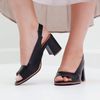 Sandália Peep Toe - ELEGÂNCIA - Preta - 177.31 