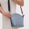 Bolsa de Couro - PAIXÃO - Azul Hortência e Azul Marinho