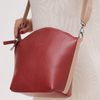 Bolsa de Couro - PAIXÃO - Vermelha e Nude