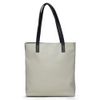 Bolsa de Couro - ENVELOPE - Off e Preto