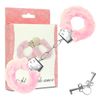 Algema em Metal Com Pelúcia Hand Cuffs SI (5268) - Rosa Bebê
