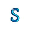 Letras Para Personalização Azul (HA180A) - S