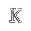 Letras Para Personalização Cromada (HA180C) - K