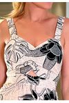VESTIDO MIDI ESTAMPADO