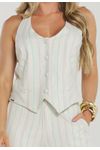 CONJUNTO ALFAIATARIA LISTRADO