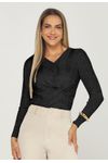 BLUSA TRICÔ EFEITO TORCIDO